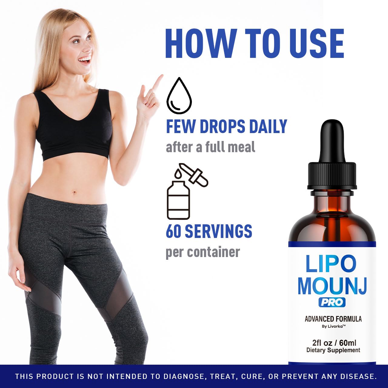 LipoMounj Pro Drops packaging and bottle