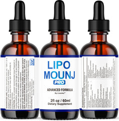 Boxed LipoMounj Pro Drops with two bottles
