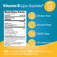 Box and 30 liposomal vitamin D packets for immune support
