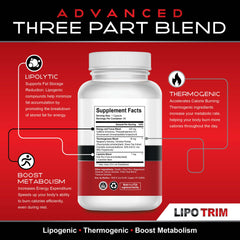 Graphic illustrating lipogenic and thermogenic action