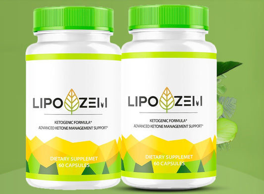 Lipo-zemn dietary supplement bottle label with advanced formula