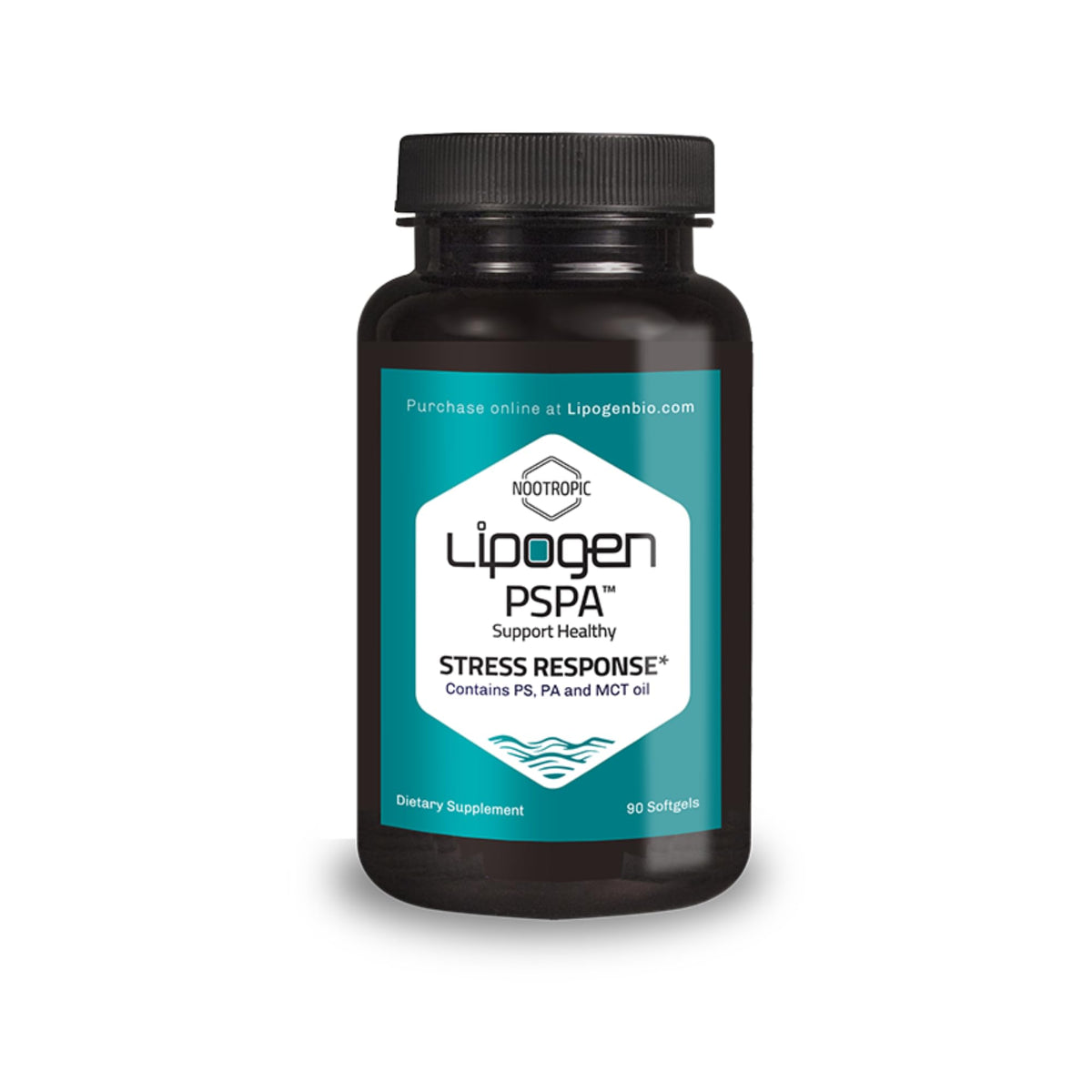 Lipogen PSPA Stress Relief bottle front view