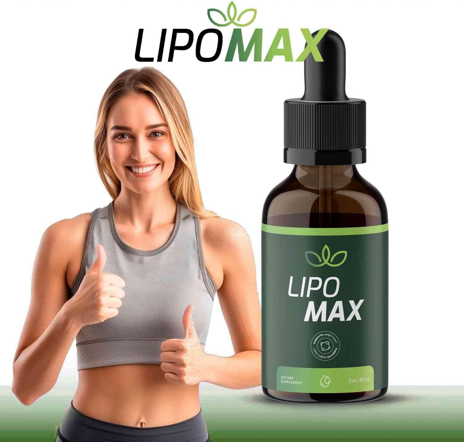 Natural vitamins and plant-based extracts in Lipo Max Drops