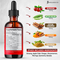 Close-up of liposomal berberine immune-support ingredients
