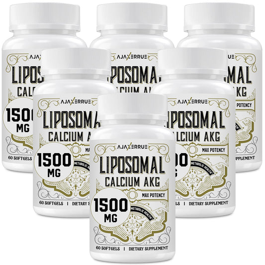 Bottle of Liposomal Calcium AKG 1500 mg with label front