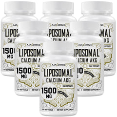 Bottle of Liposomal Calcium AKG 1500 mg with label front