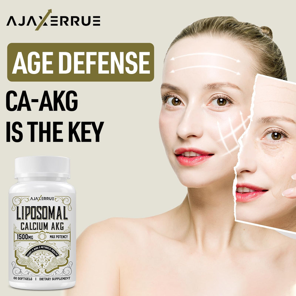 Illustration of calcium AKG supporting energy and metabolism