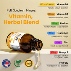 Boxed packaging for Liposomal D3 K2 Drops with MCT oil