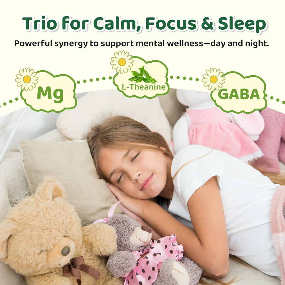 Two-pack GABA L-Theanine pineapple drops with a glass of water