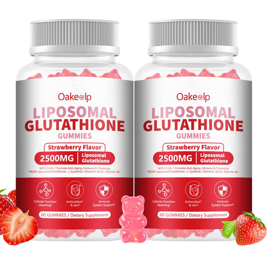 Bottle of Extra Powerful Liposomal Glutathione Gummies 2500mg