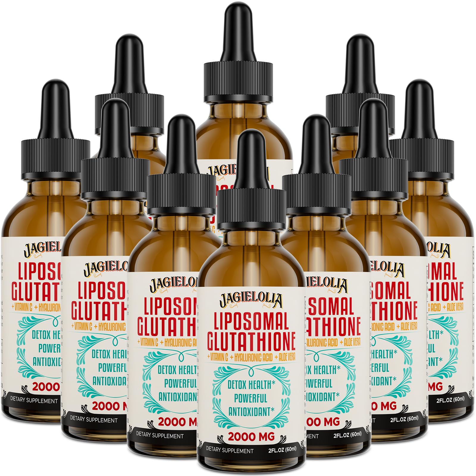Liposomal Glutathione Liquid 2000mg bottle label