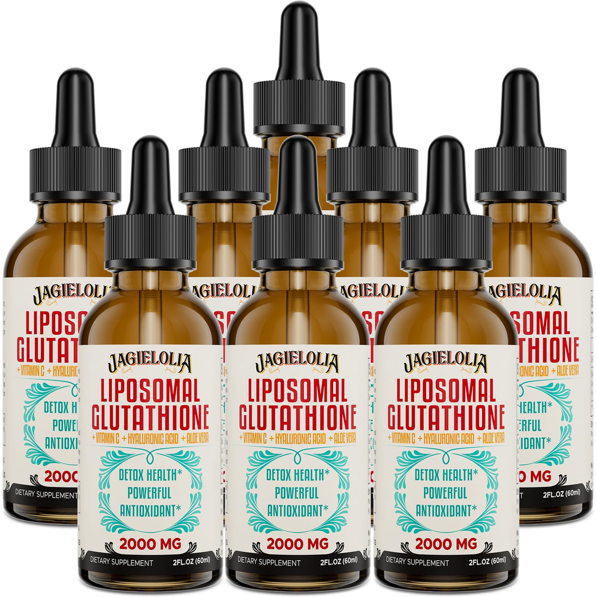 Liposomal Glutathione Liquid 2000mg bottle