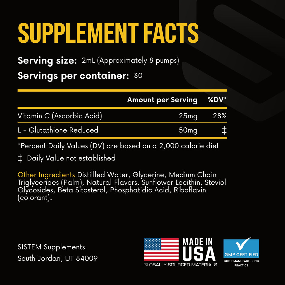 Liposomal glutathione spray being used by hands