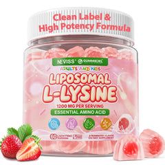 Front view of Liposomal L-Lysine Gummies bottle
