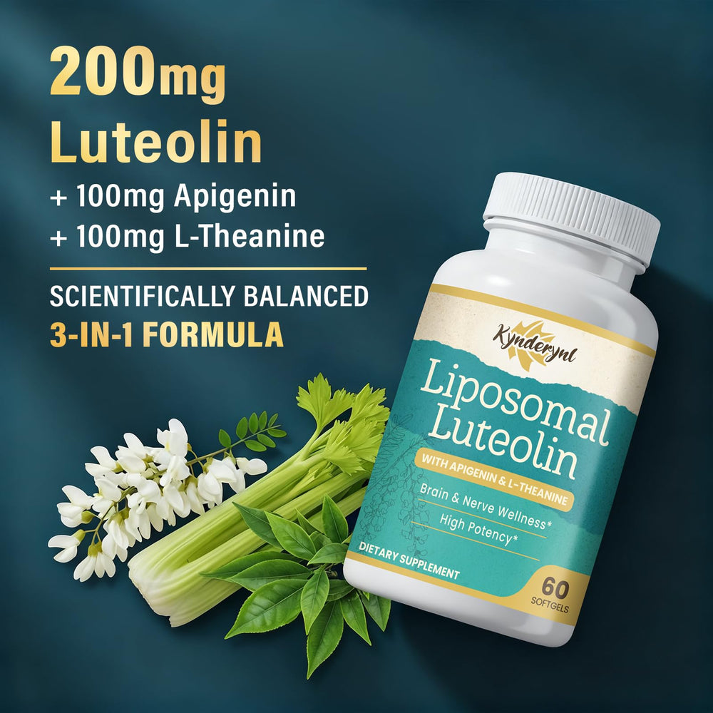 Apigenin and L-Theanine alongside luteolin ingredients