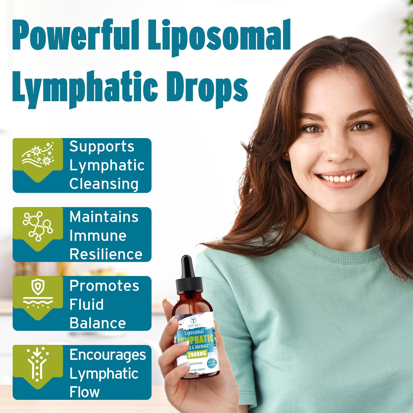 Dropper dispensing Liposomal Lymphatic Drops