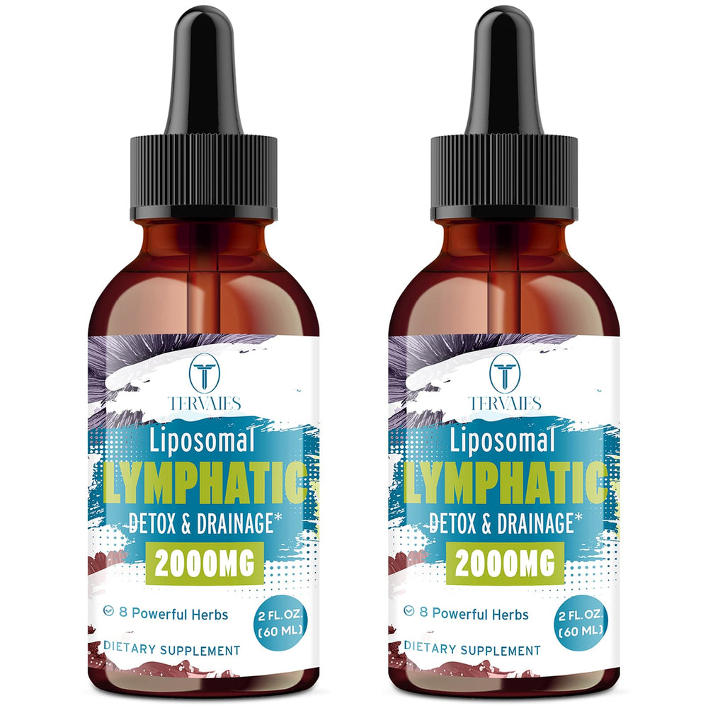 Bottle of Liposomal Lymphatic Drops with Elderberry and Echinacea, 4 FL OZ