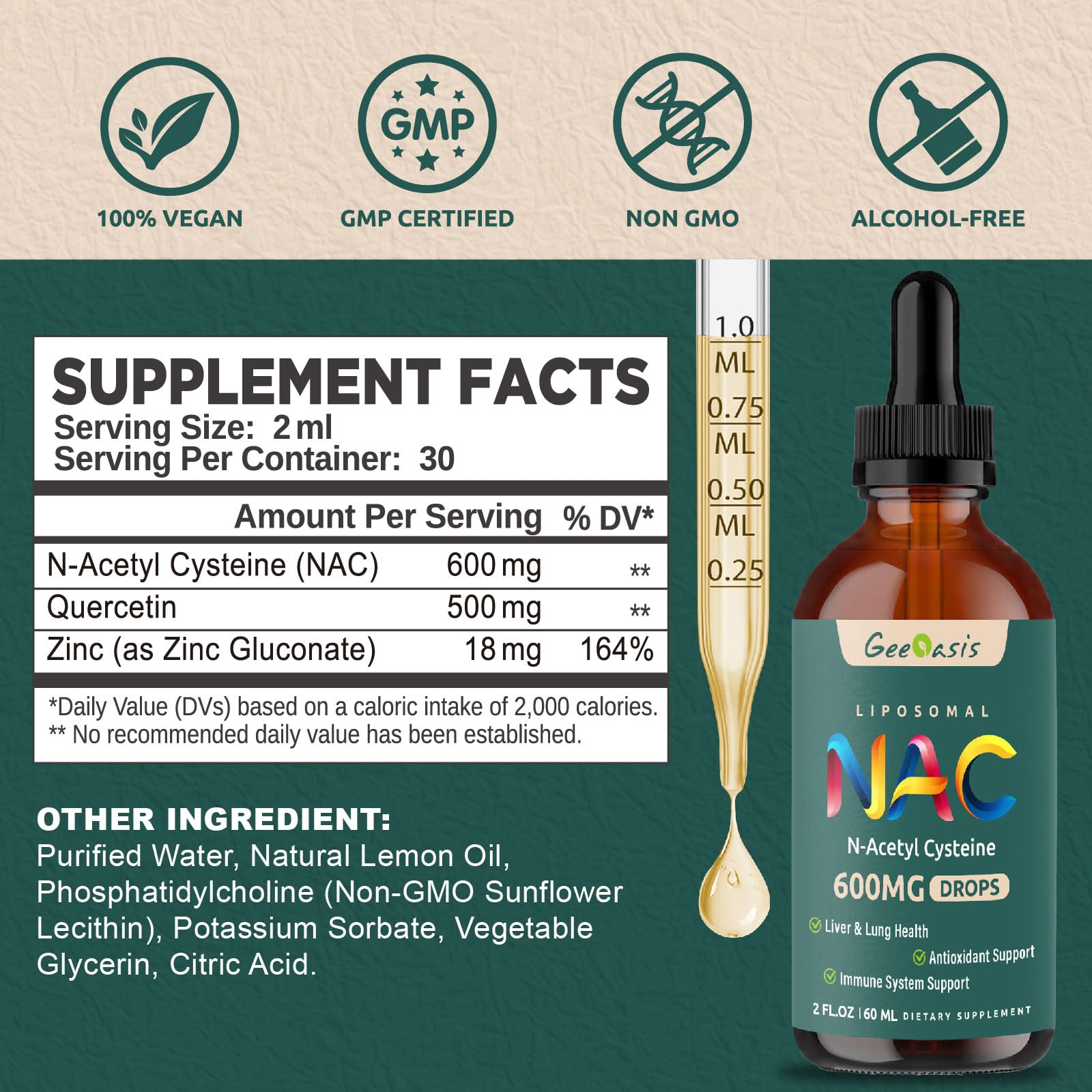 Adults and kids using NAC drops for dosing
