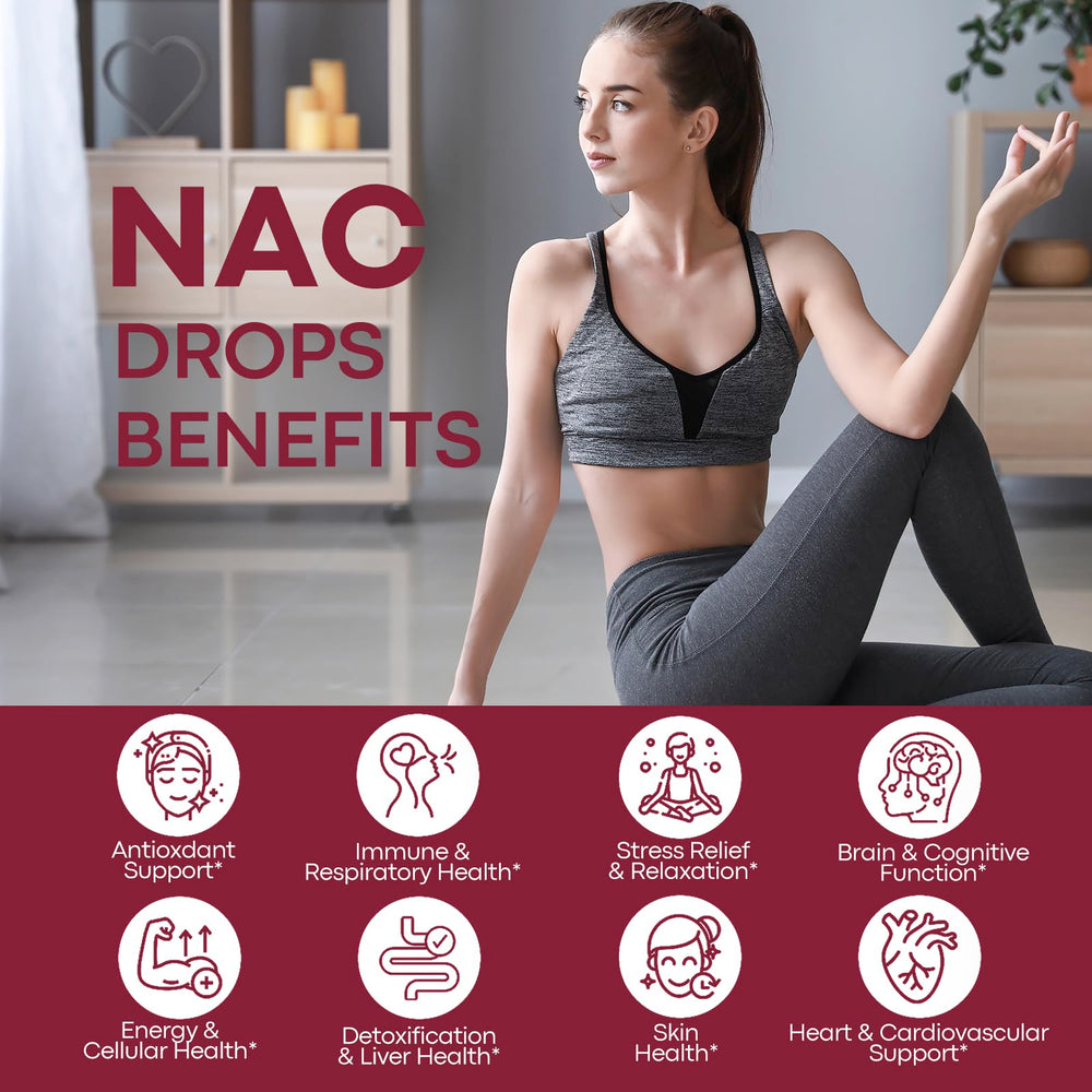 Liposomal NAC drops with resveratrol and quercetin for antioxidant protection