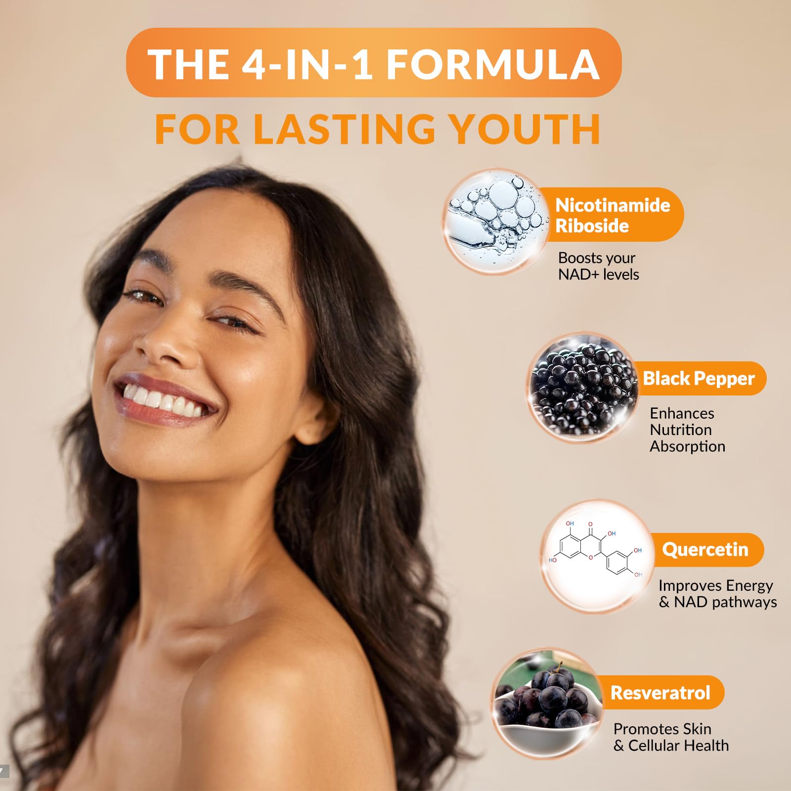 Sublingual drops being administered for NAD+ supplement