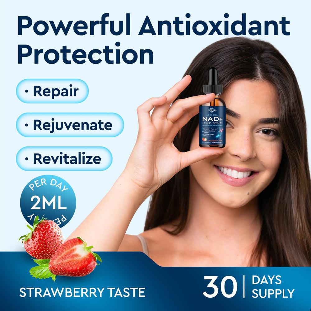 PQQ and CoQ10 with Liposomal NAD+ nutrients