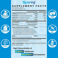Packaging and label highlighting ingredients and inulin