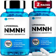 Liposomal NMNH 500mg bottle front view