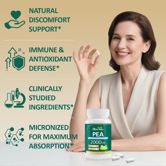 Micronized Palmitoylethanolamide powder for enhanced absorption