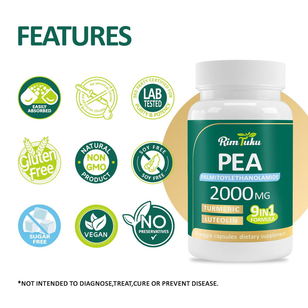 Gluten-free and non-GMO label on the supplement