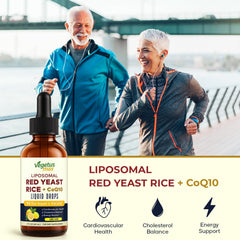 Dropper dispensing liposomal red yeast rice drops