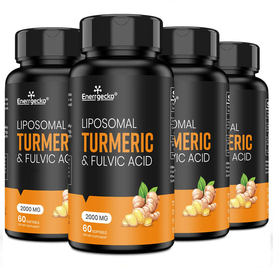 Liposomal Turmeric Curcumin 2000 mg bottle, Pack of 4
