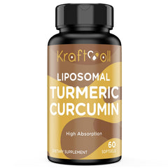 Liposomal Turmeric Curcumin 2200 mg - front view