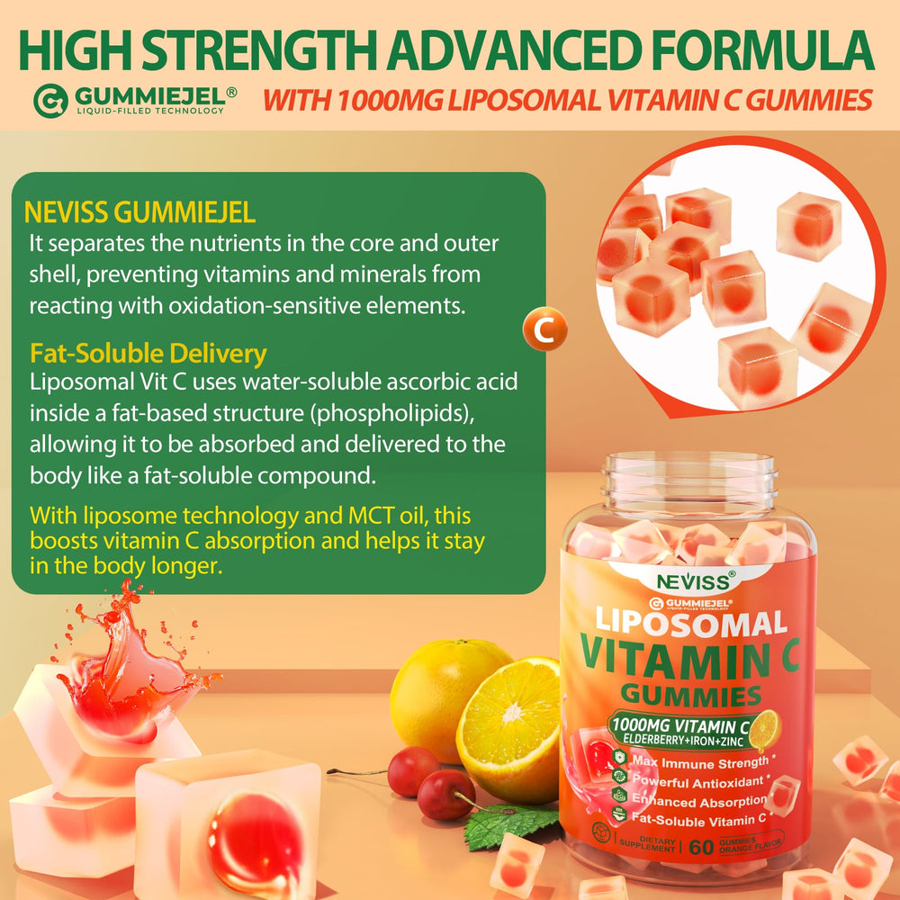 Healthy adults taking Vitamin C gummies for energy