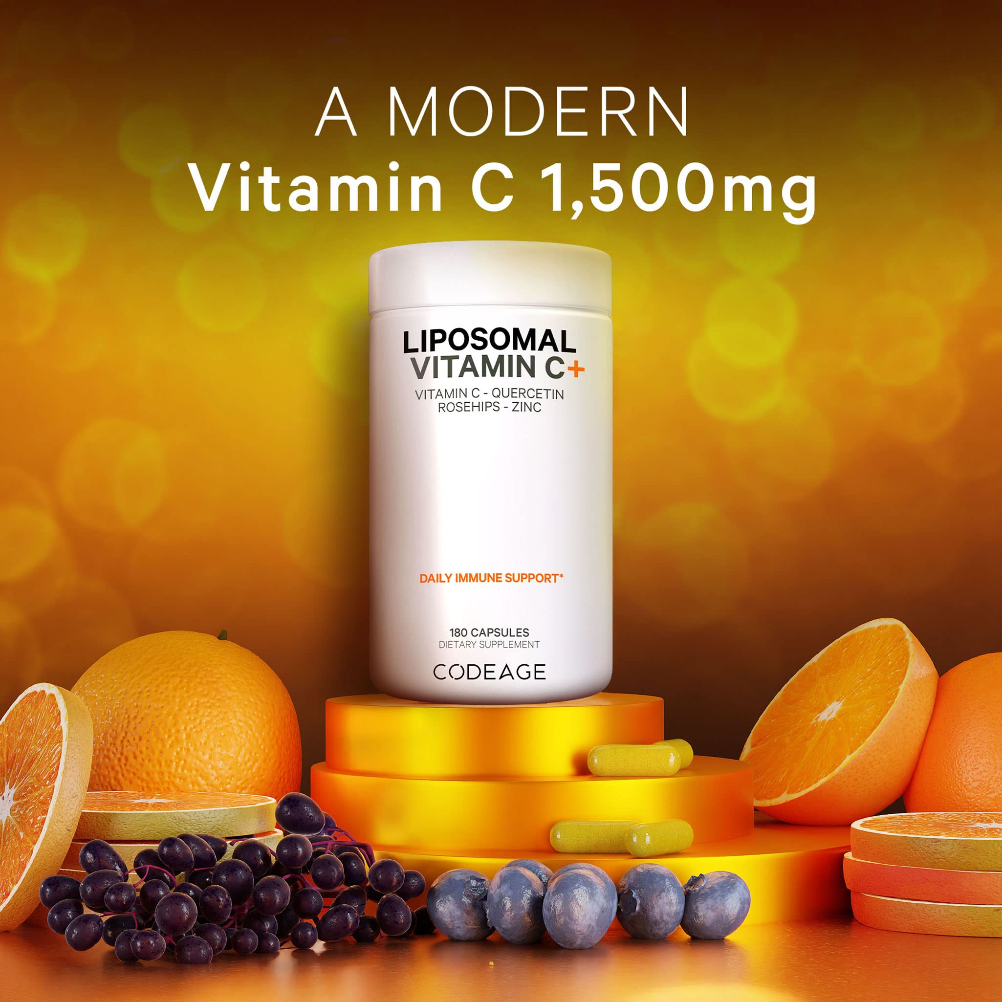 Grapefruit, lemon, and orange powder imagery