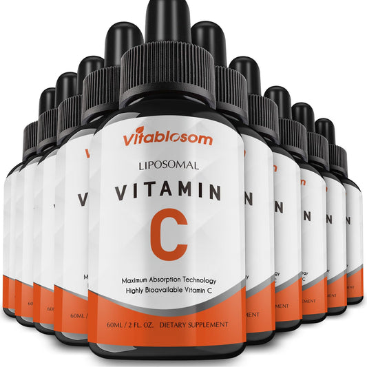 Liposomal Vitamin C 2000mg liquid bottle - front view
