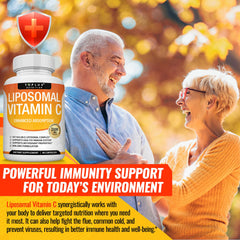 MCT oil and sunflower lecithin in Liposomal Vitamin C formula