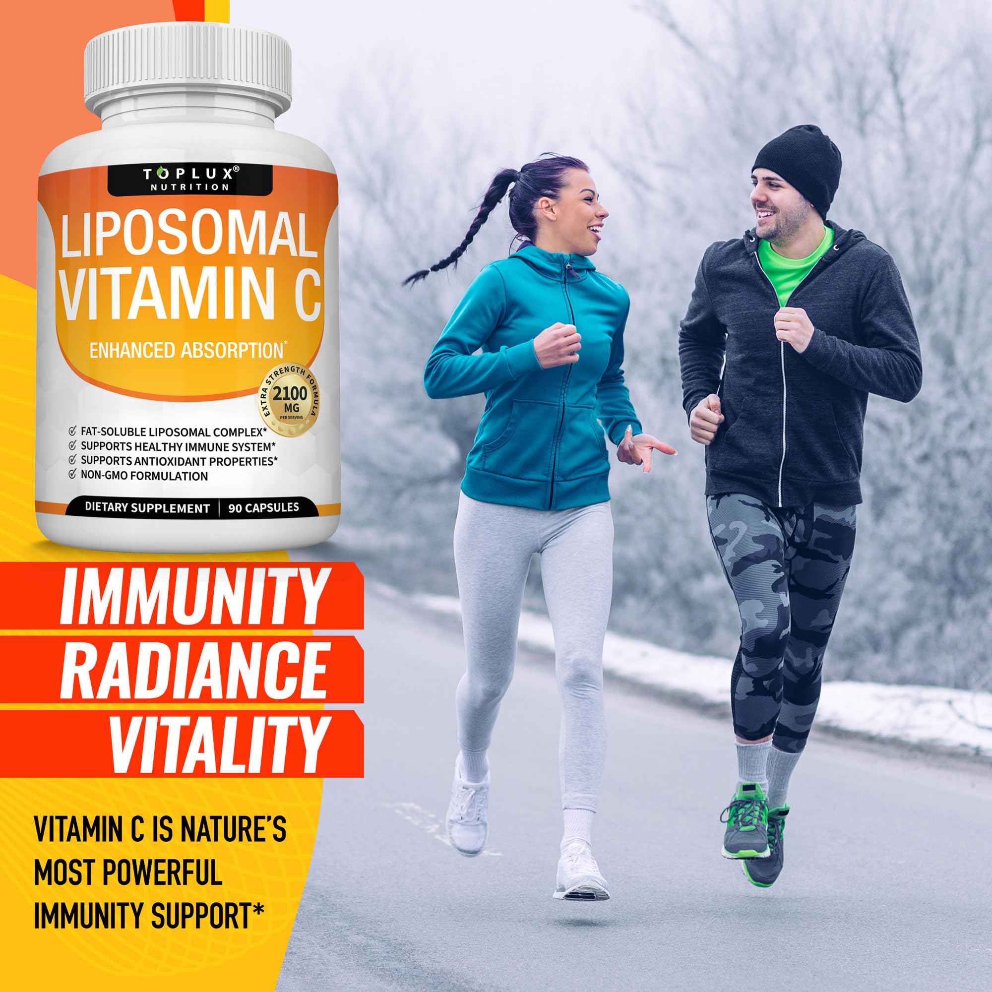 Sunflower lecithin used in Liposomal Vitamin C 2100mg