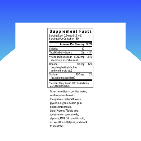 Product bottle label showing 1,000 mg per serving