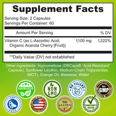 Close-up of organic acerola cherries used in liposomal Vitamin C formula