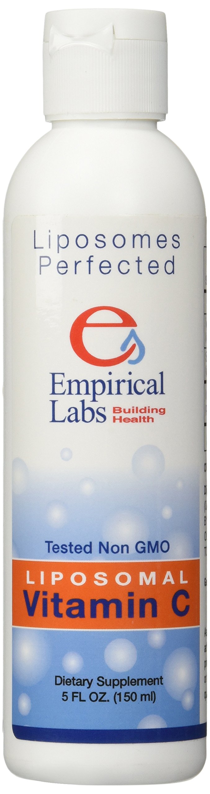 Liposomal Vitamin C product image showing PC liposome structure