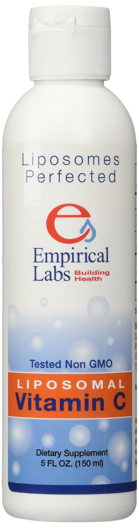 Liposomal Vitamin C product image showing PC liposome structure