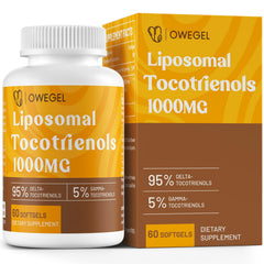Bottle of Liposomal Vitamin E Tocotrienols 1000mg