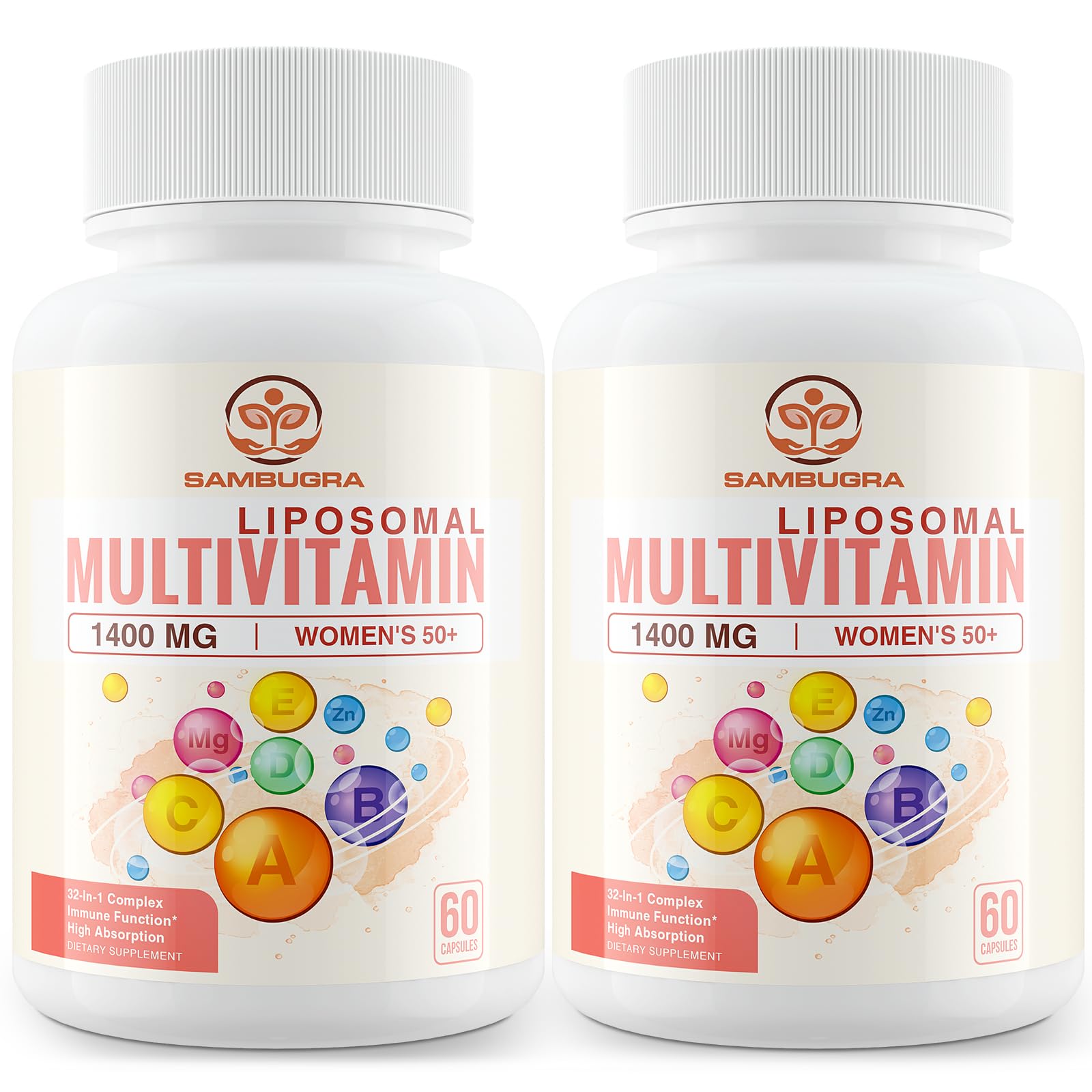 Liposomal multivitamin bottle for women 50+ - 120 capsules