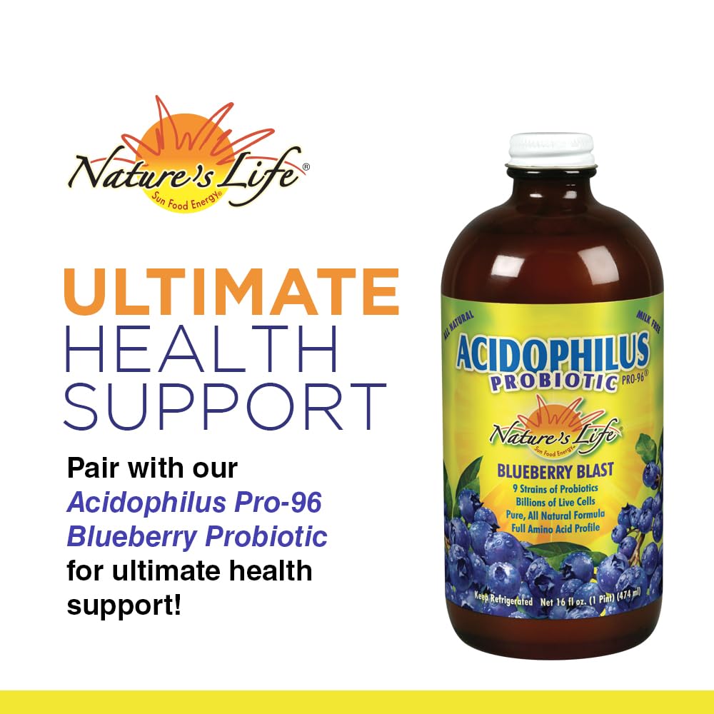 Side view of Nature's Life Lipotropic Complex bottle