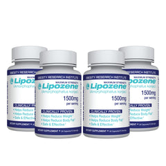 Lipozene diet pills four-bottle pack