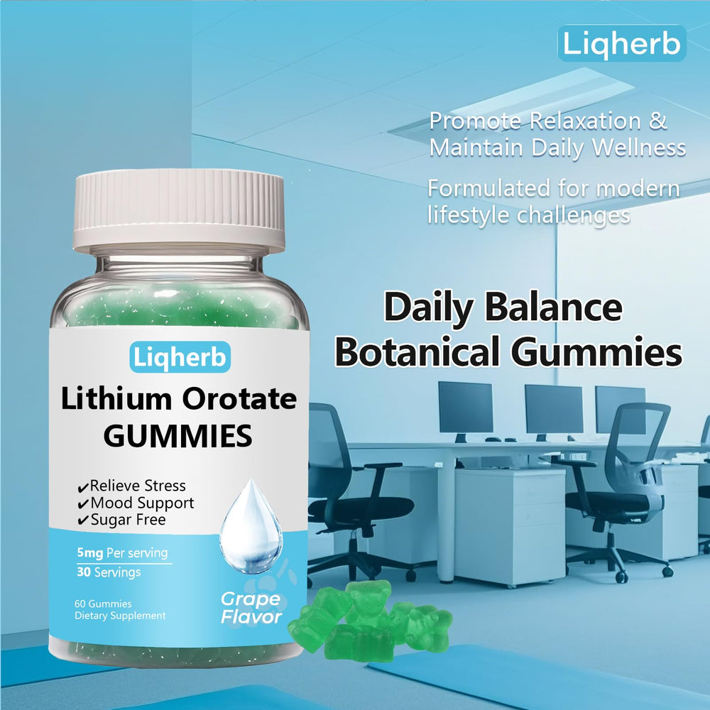 Gummies arranged on a white surface