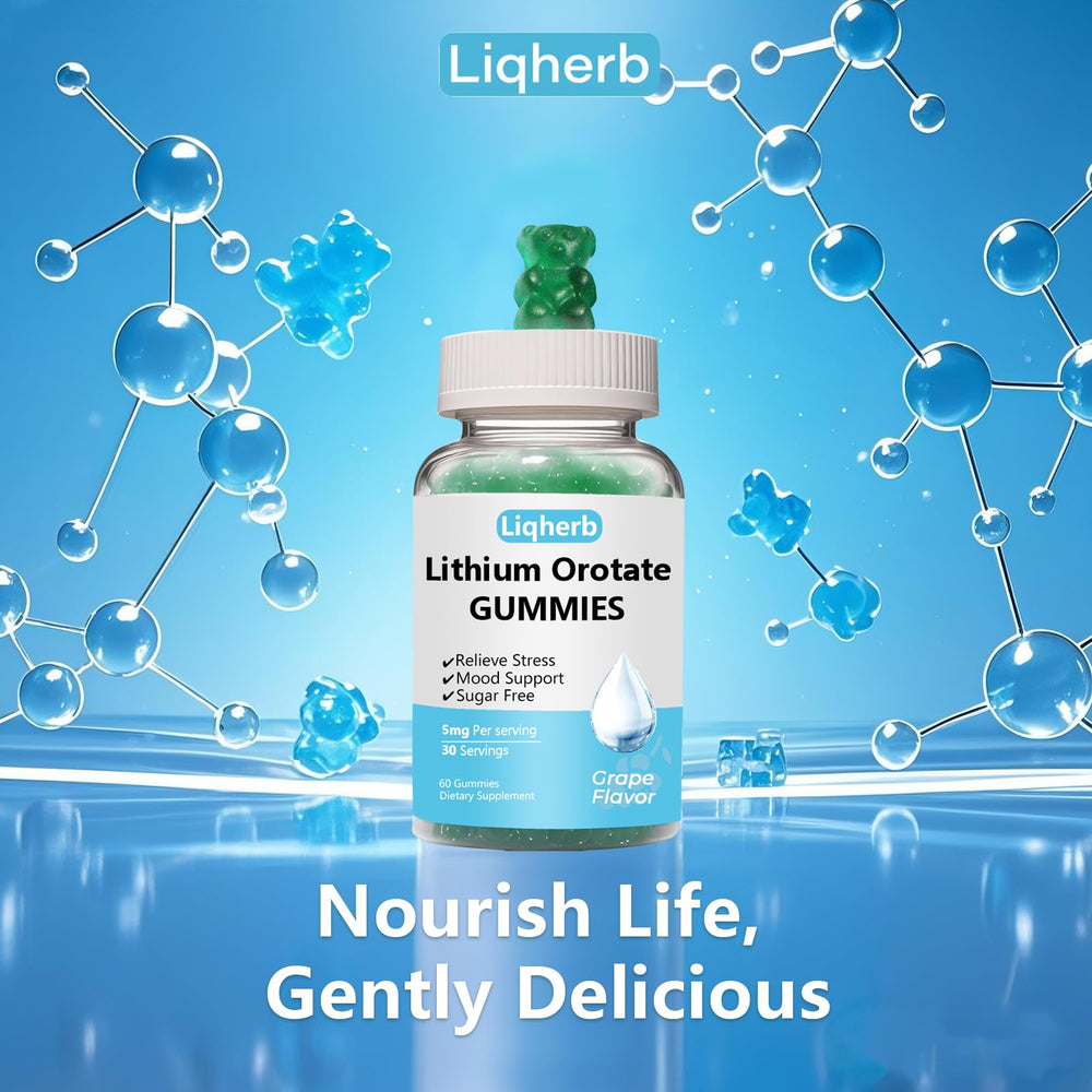 Nutrition facts panel on Liqherb bottle