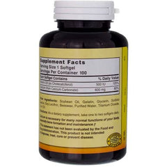 Close-up of softgel capsules