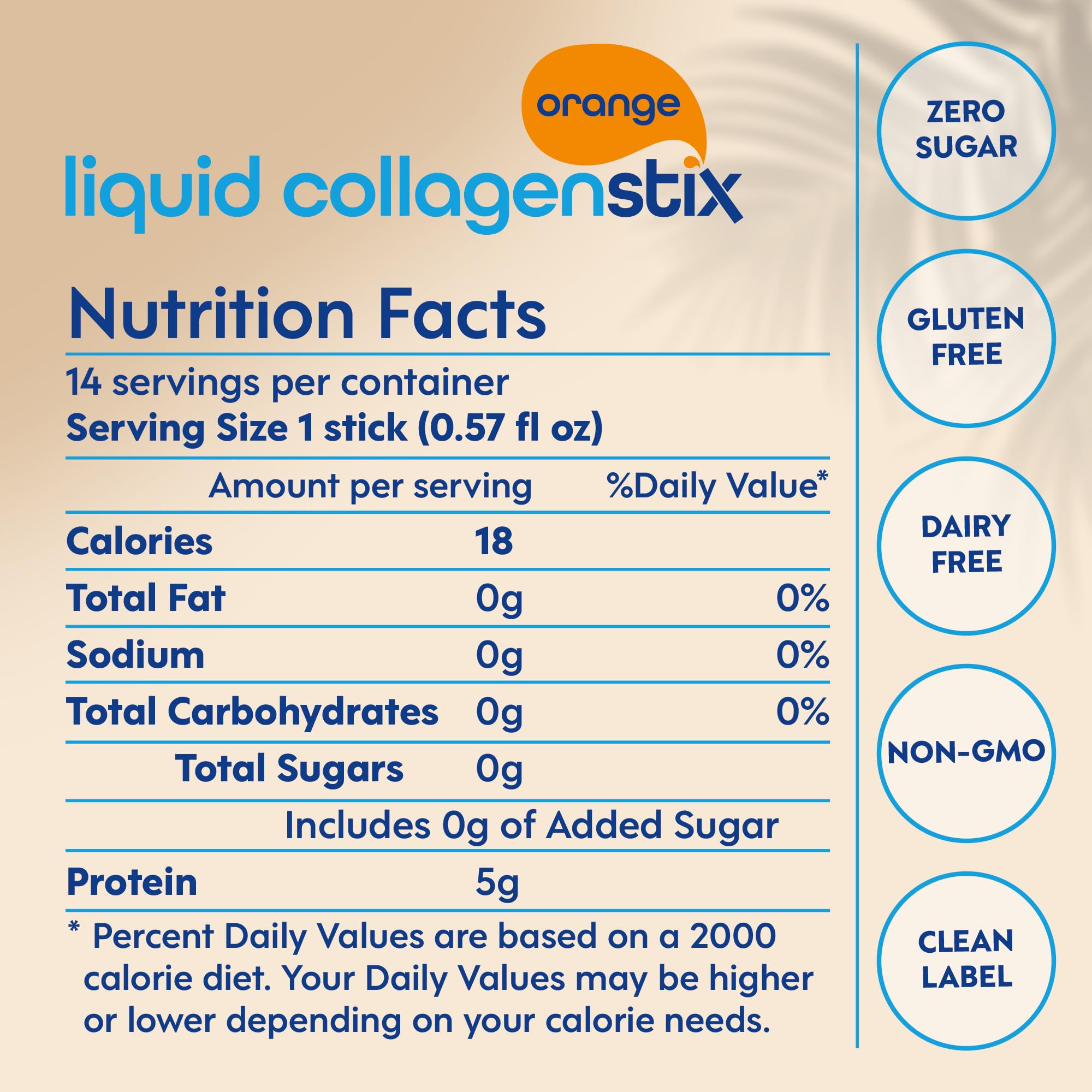 Close-up of ingredients and supplement facts