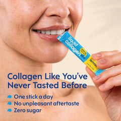 Box packaging for Liquid Collagen Stix Lemon flavor